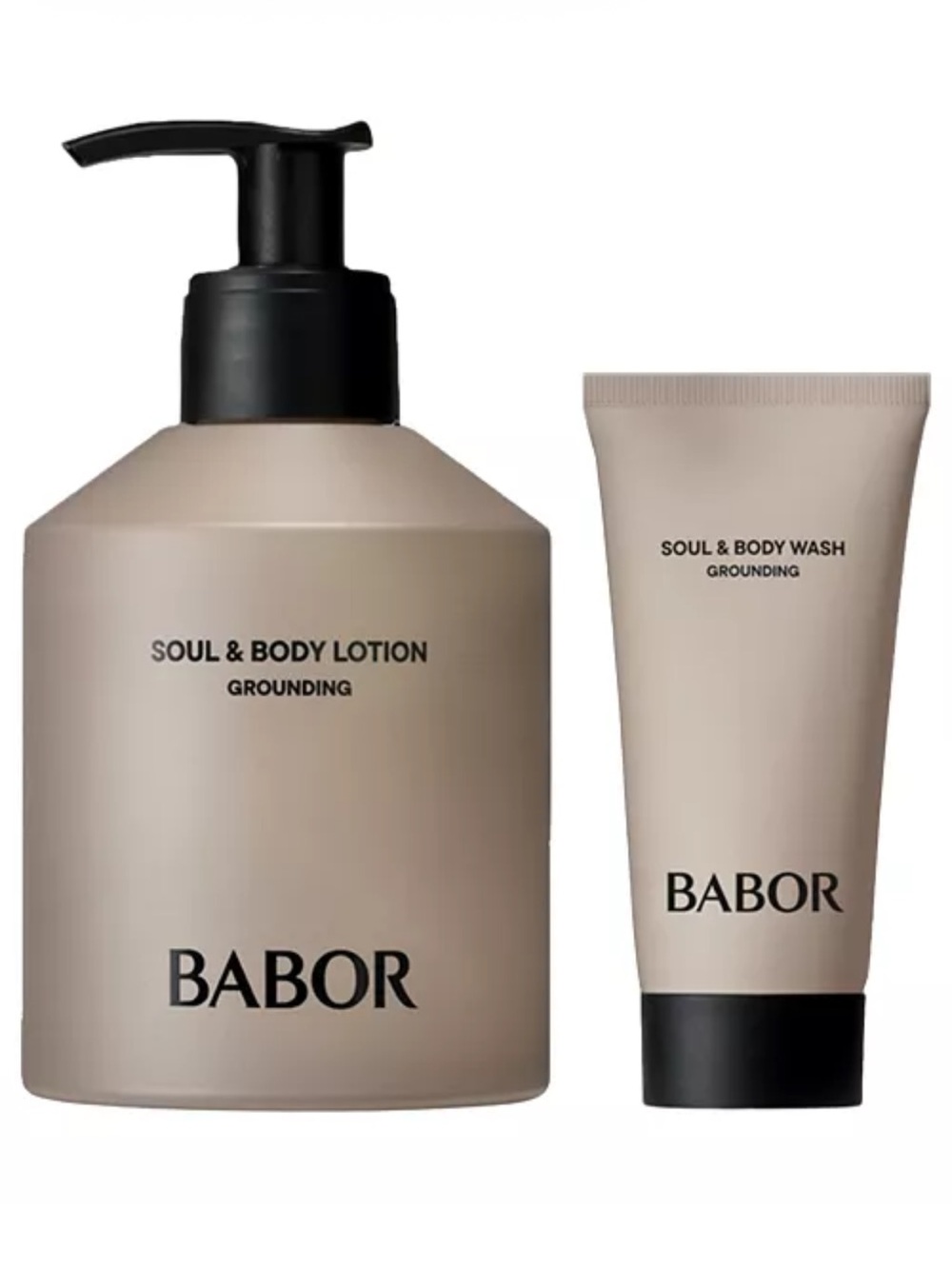 NEW⭐️ BABOR
2-Piece Soul & Body
Grounding Lotion and
Shower Gel Set $77